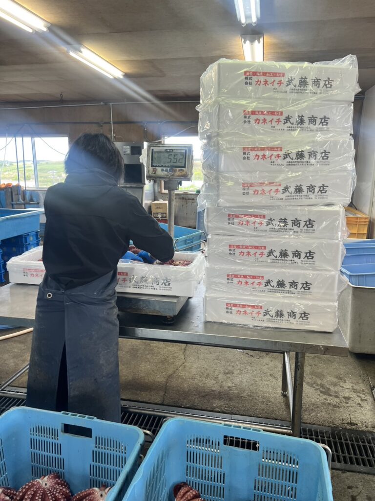 加工場の様子